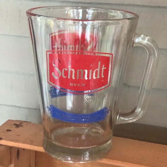 Schmidt Other - 🍺 Vintage Schmidt Beer Glass Mug Pitcher